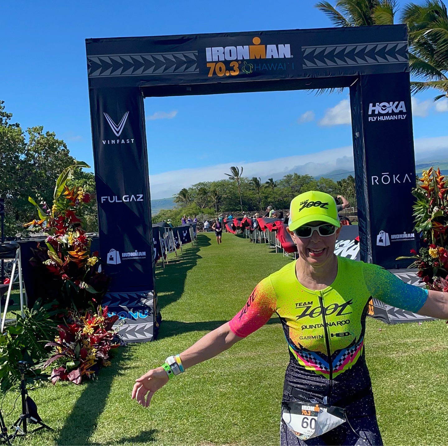 Coach at Ironman Finish Line